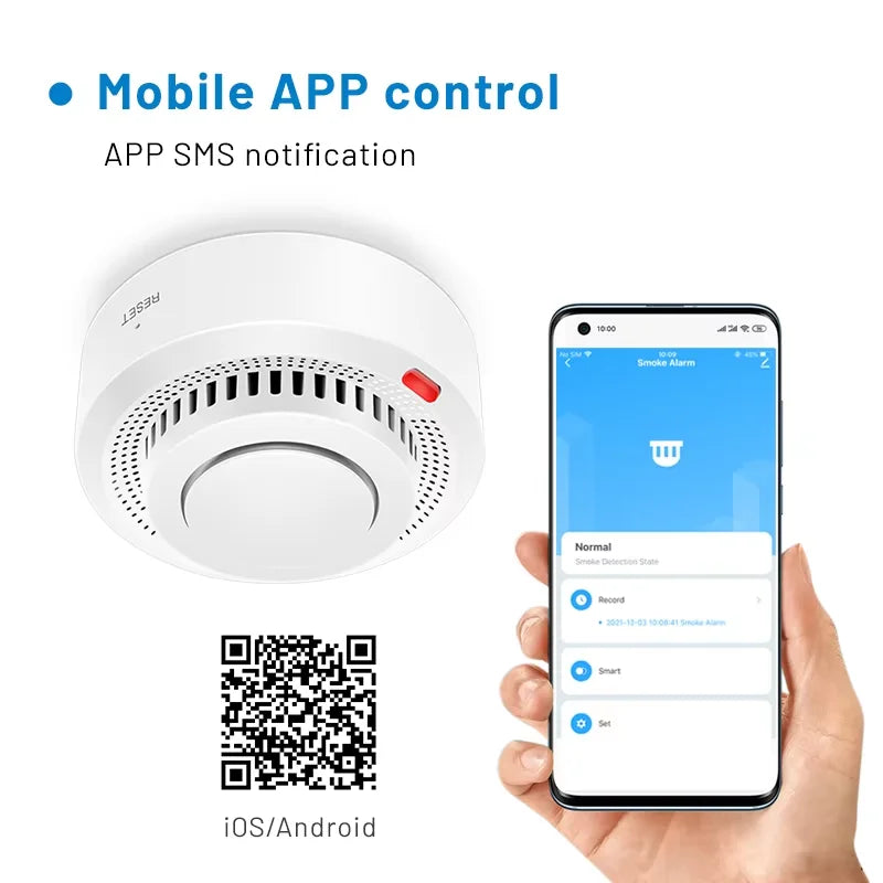 SafeSense WiFi Smoke Detector