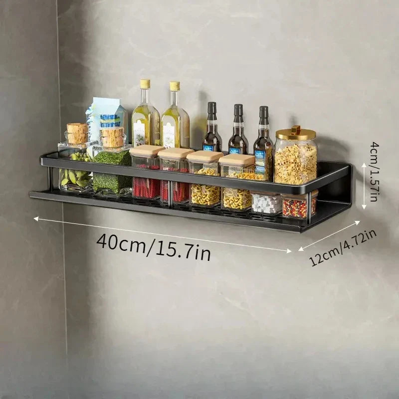 Wall-Mounted Kitchen Rack