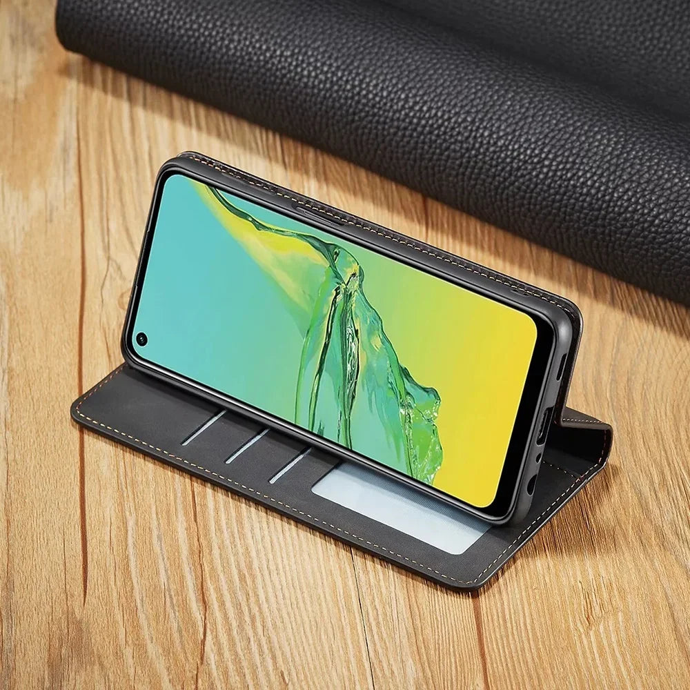 Zenthra Magnetic Leather Case