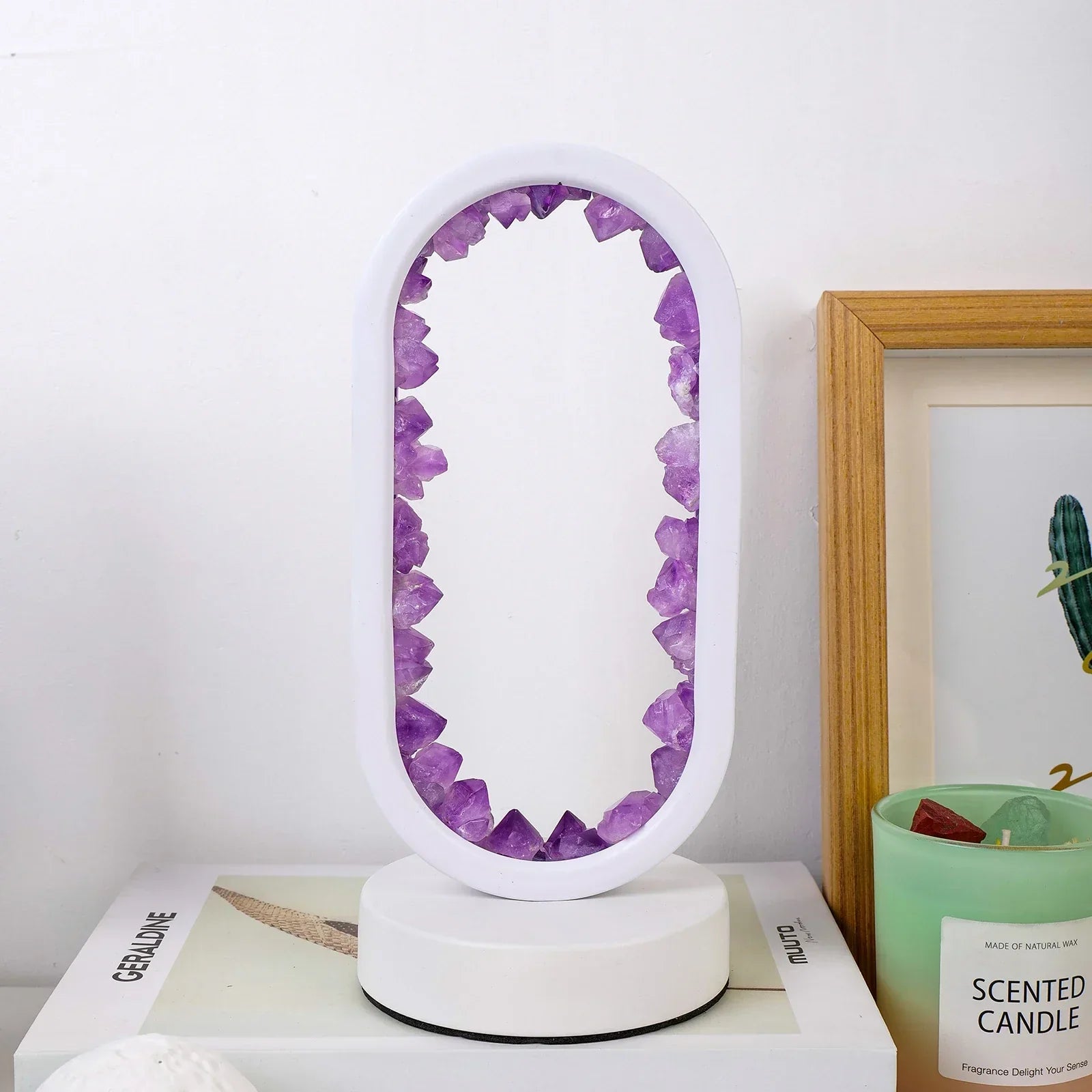 AuraStone Amethyst Lamp