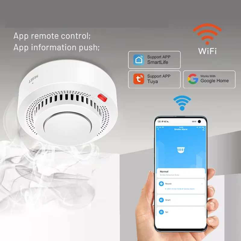 SafeSense WiFi Smoke Detector