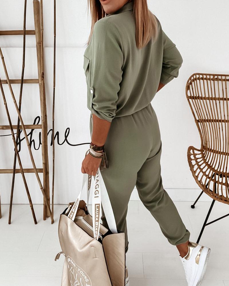 Yvette Long Sleeve Jumpsuit
