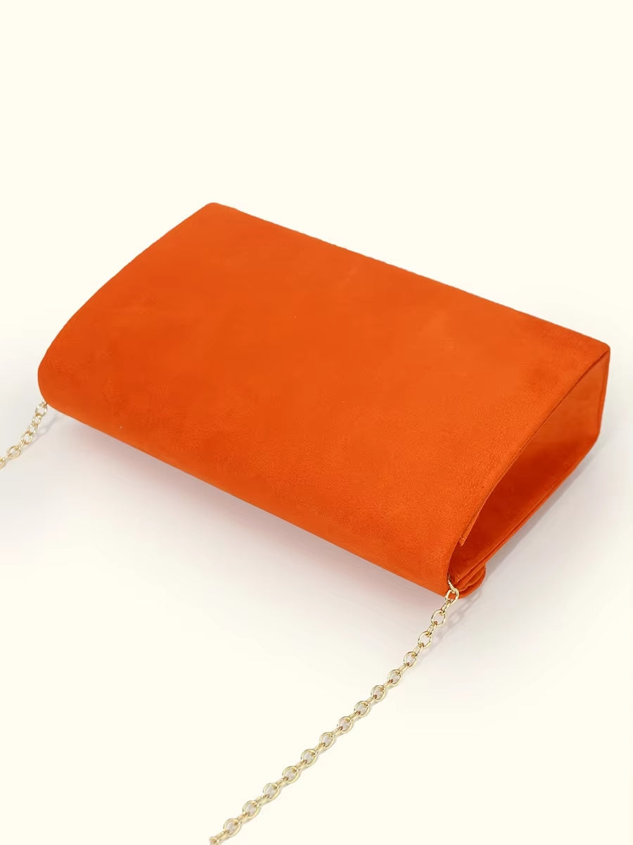 Velvet Envelope Clutch