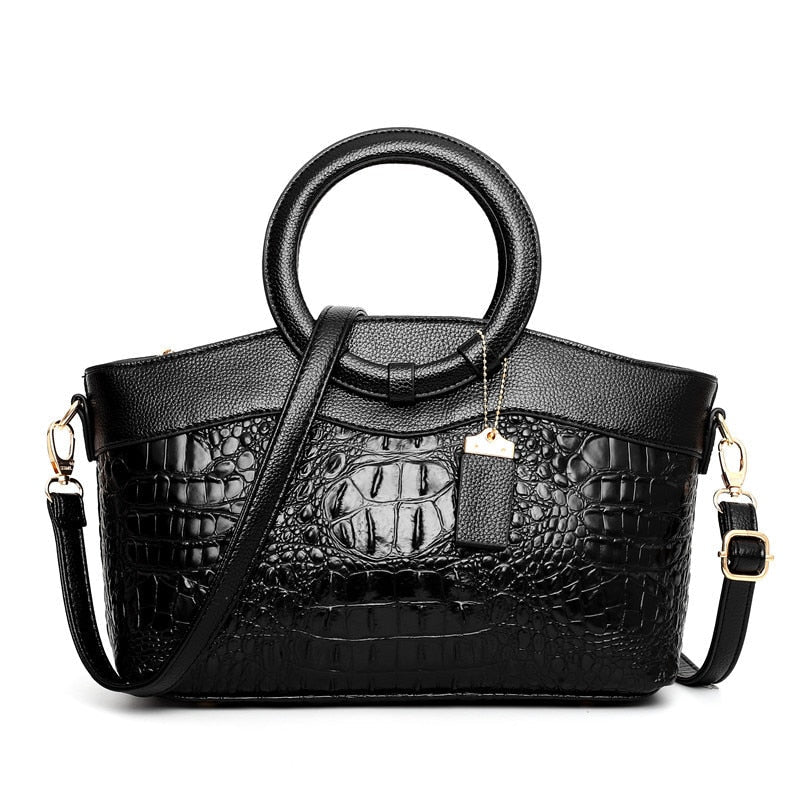 Crocodile Leather Handbag