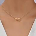 Double Heart Necklace