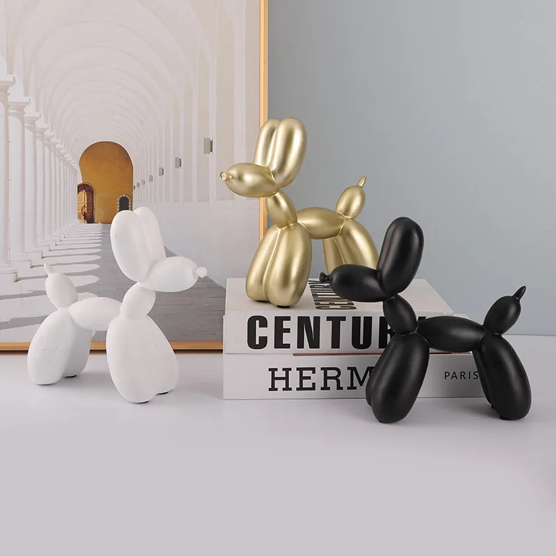 Matte Balloon Dog Sculpture