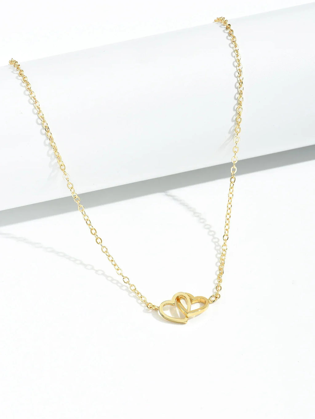 Double Heart Necklace