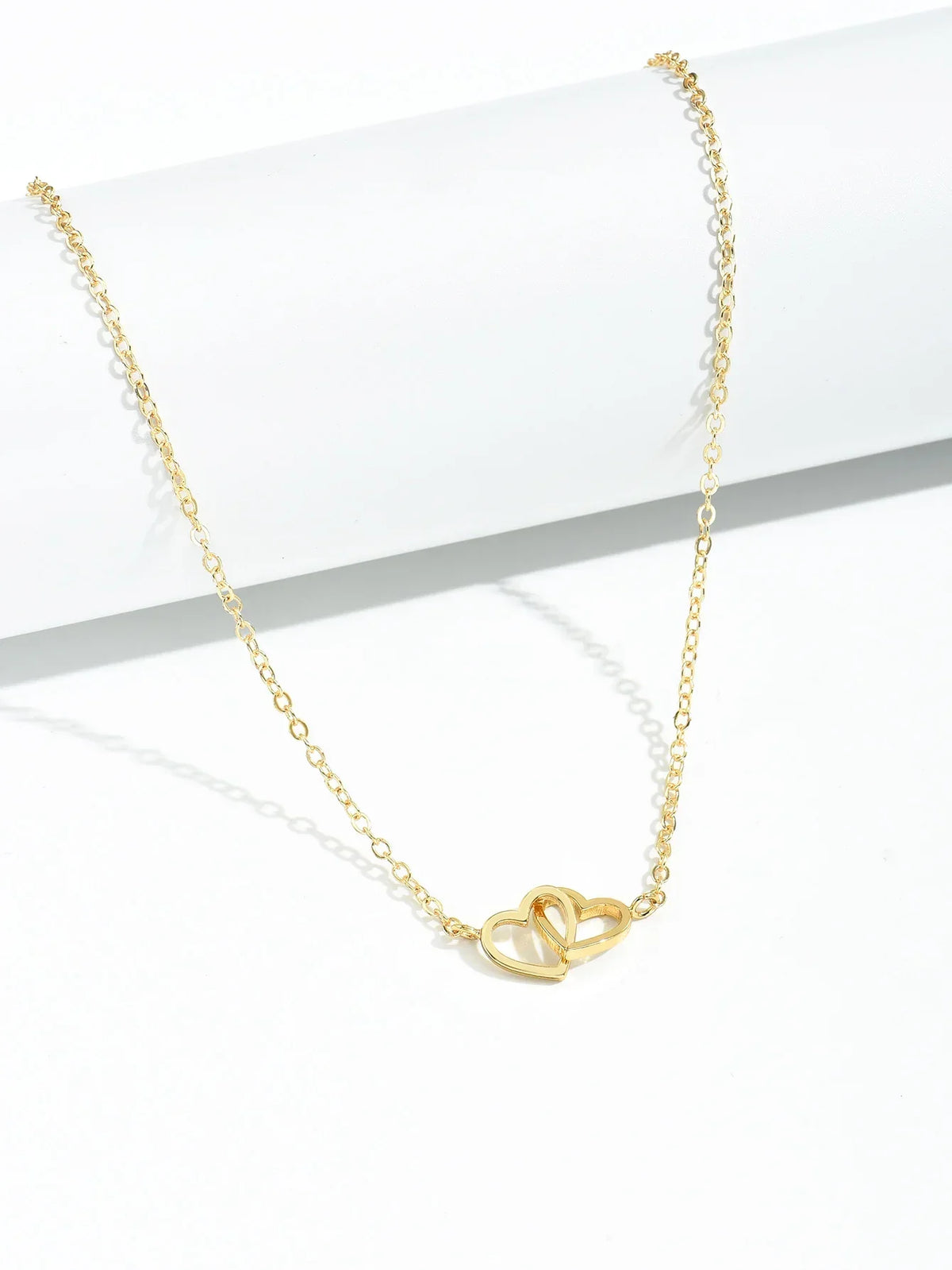 Double Heart Necklace