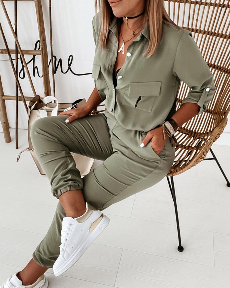 Yvette Long Sleeve Jumpsuit