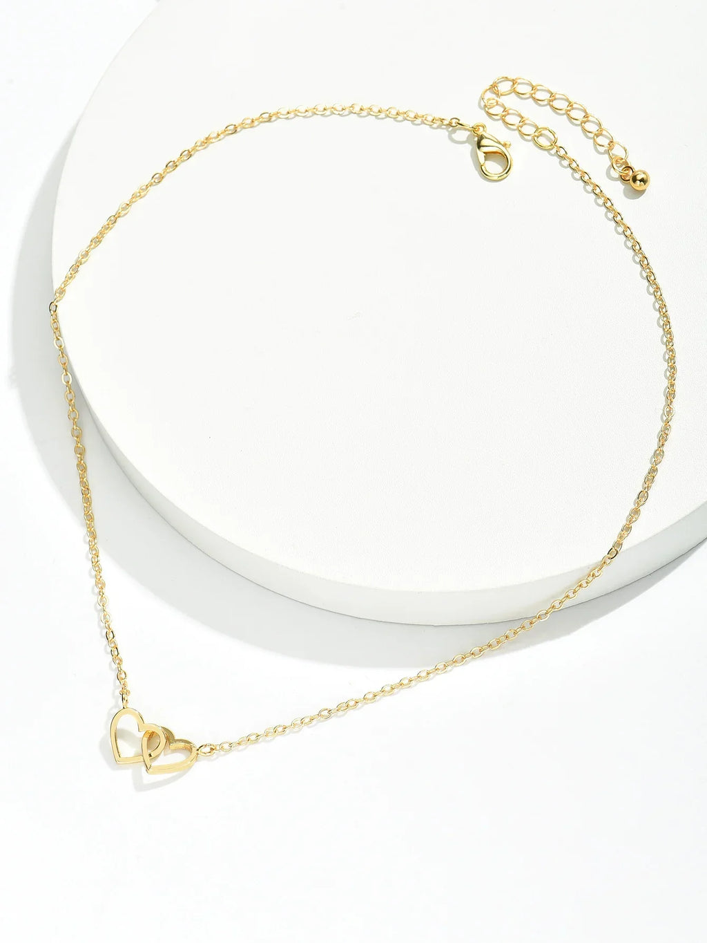 Double Heart Necklace