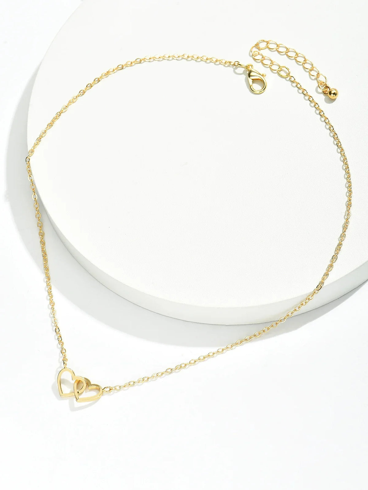 Double Heart Necklace