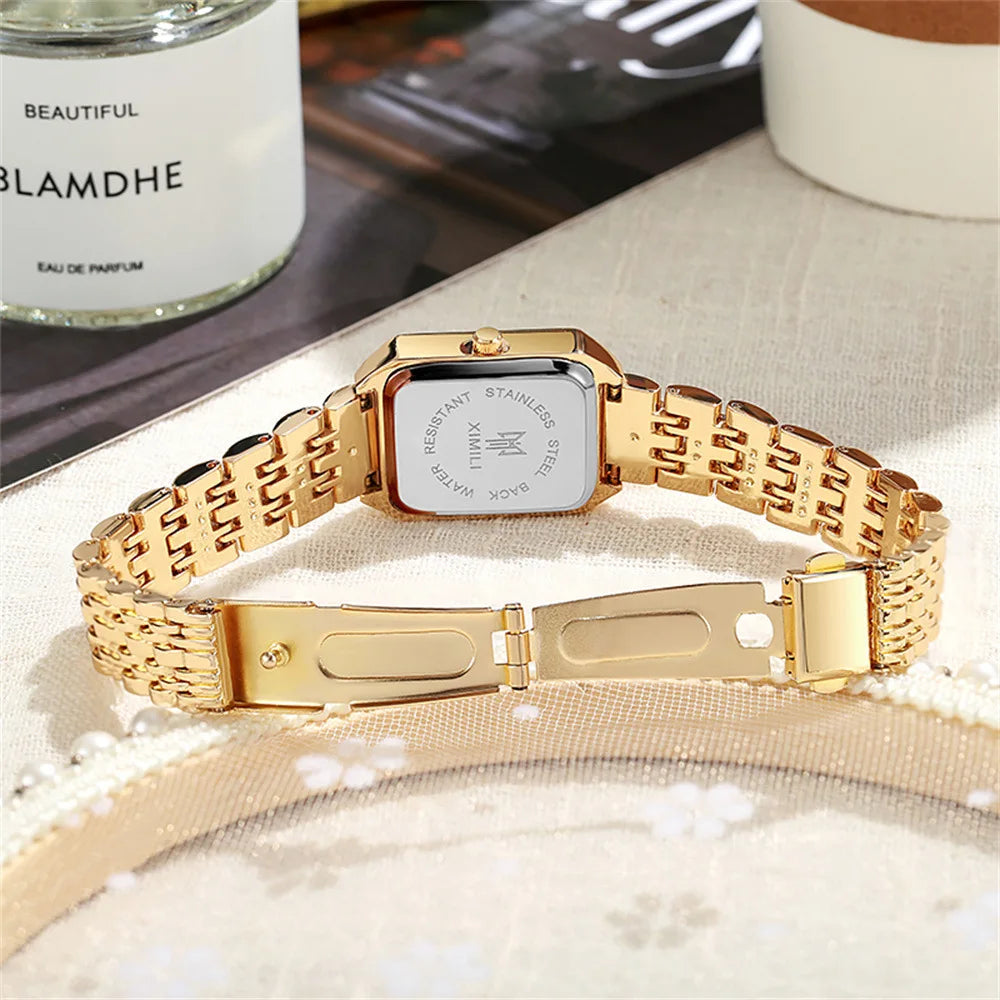 Gold Quartz Watch