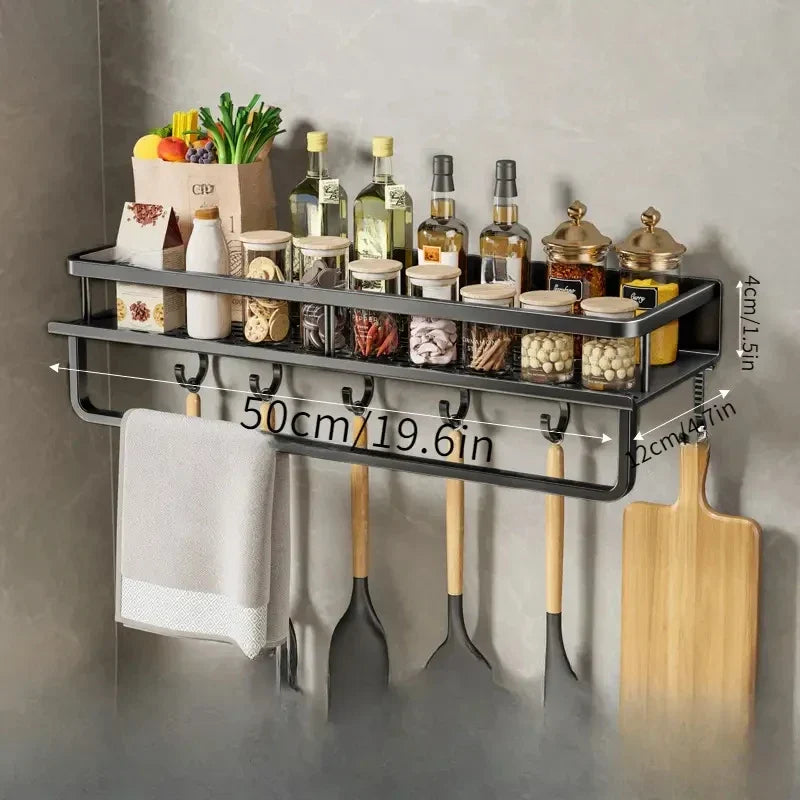 Wall-Mounted Kitchen Rack