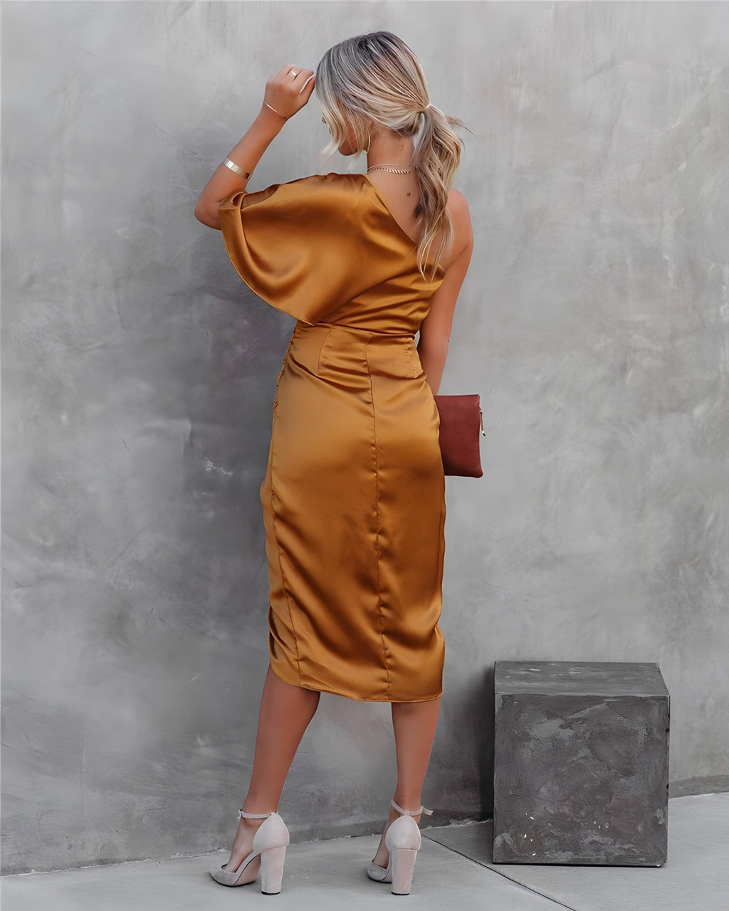 Belle Couture Silk Dress