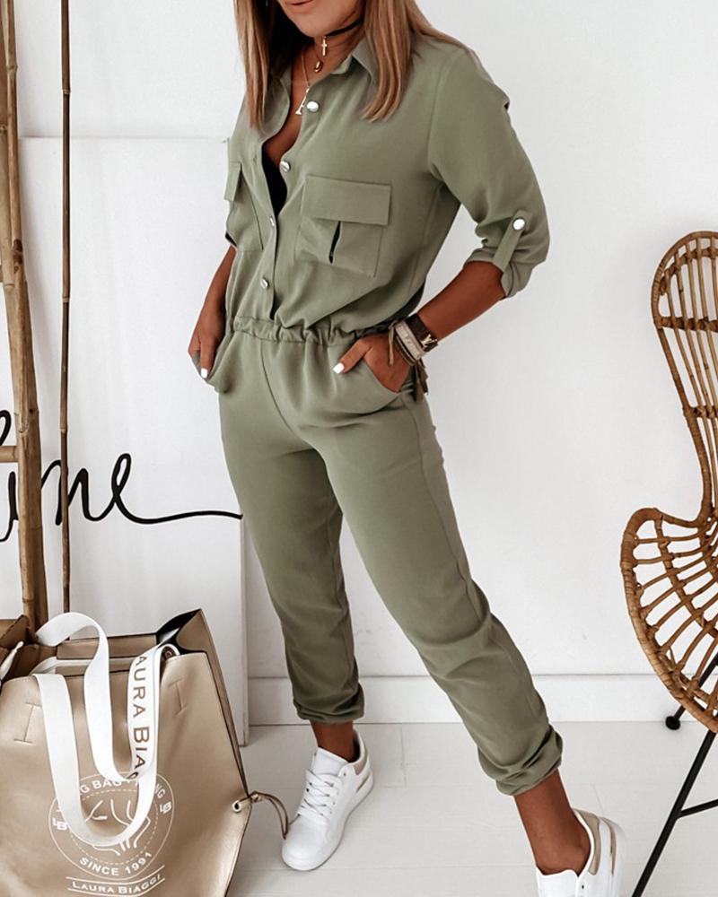 Yvette Long Sleeve Jumpsuit