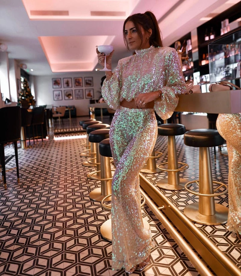 Livia Glitter Suit Set