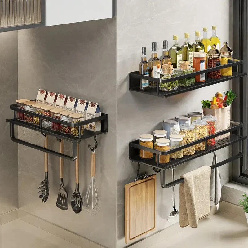 Wall-Mounted Kitchen Rack
