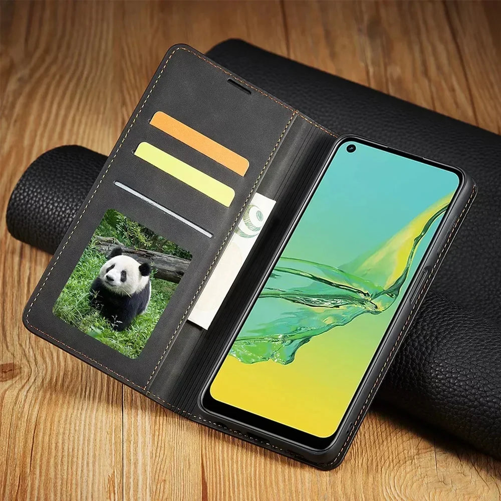 Zenthra Magnetic Leather Case