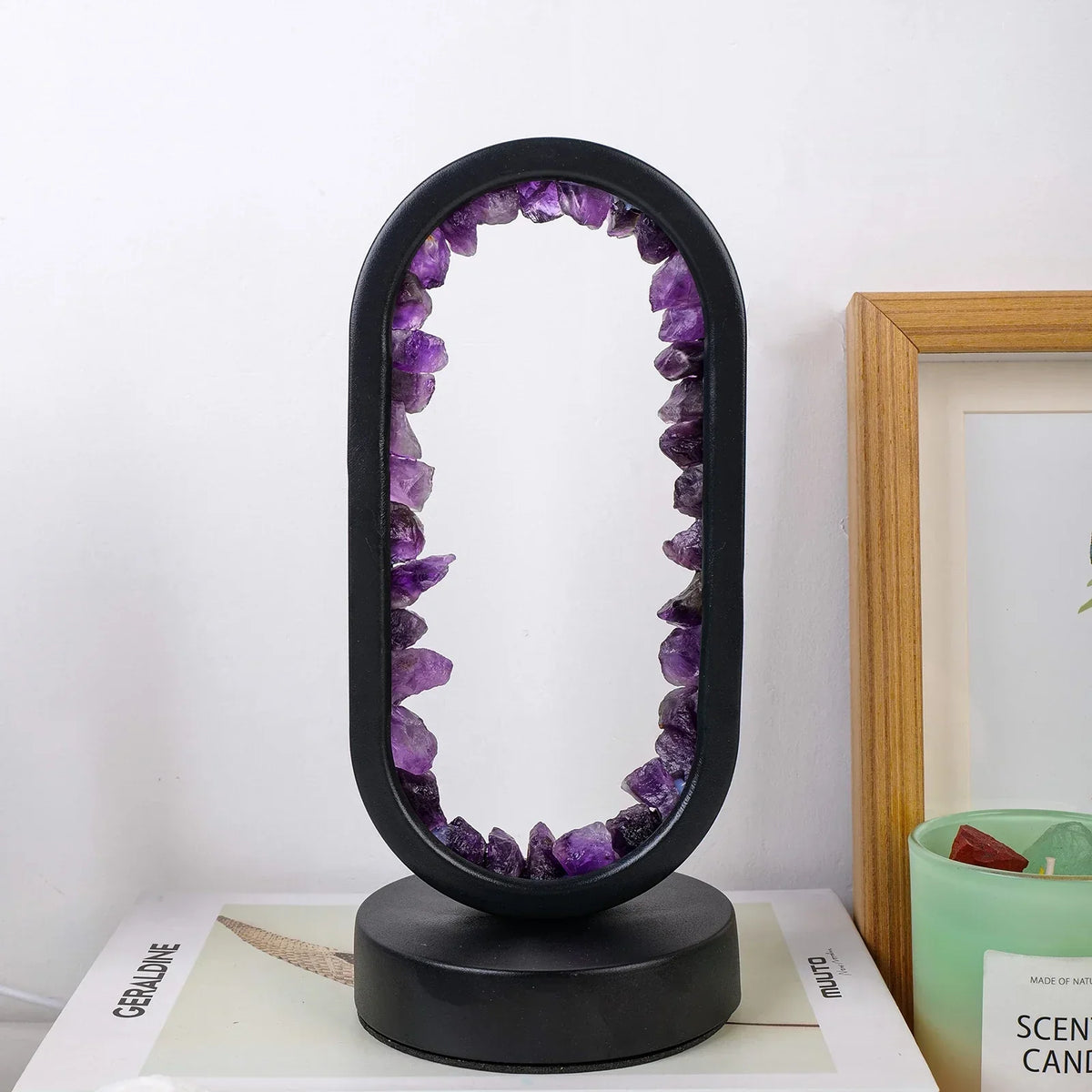 AuraStone Amethyst Lamp