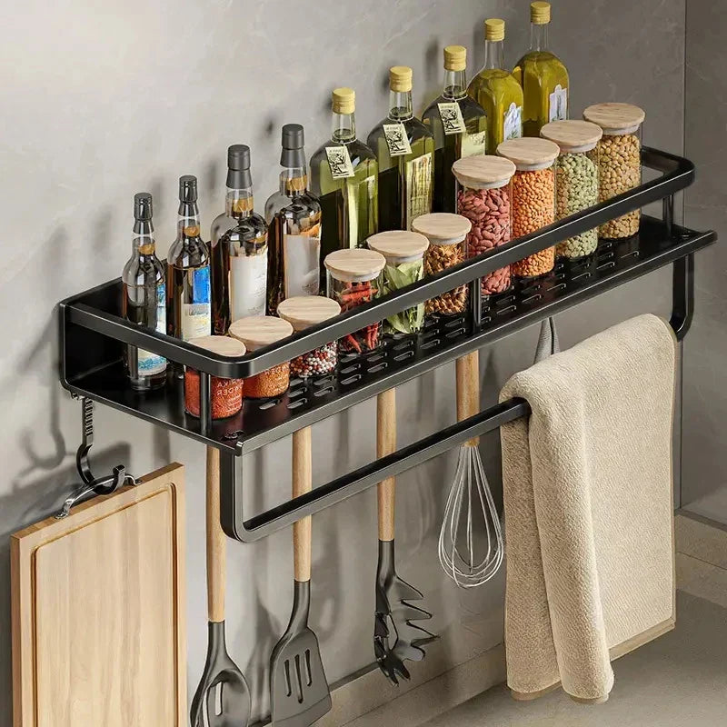 Wall-Mounted Kitchen Rack