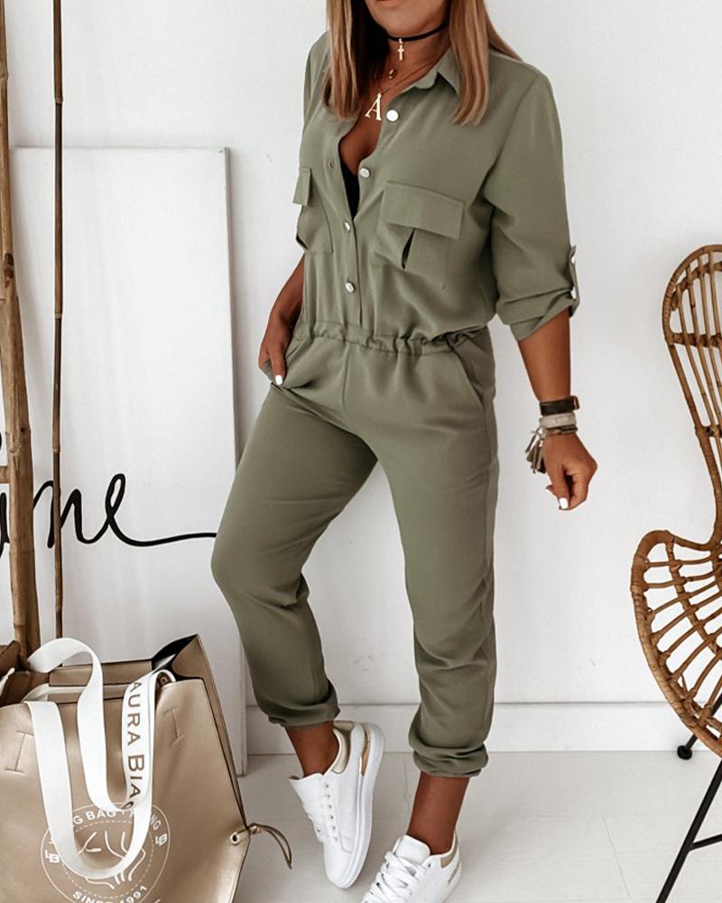 Yvette Long Sleeve Jumpsuit