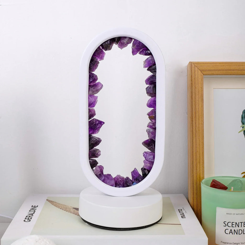 AuraStone Amethyst Lamp