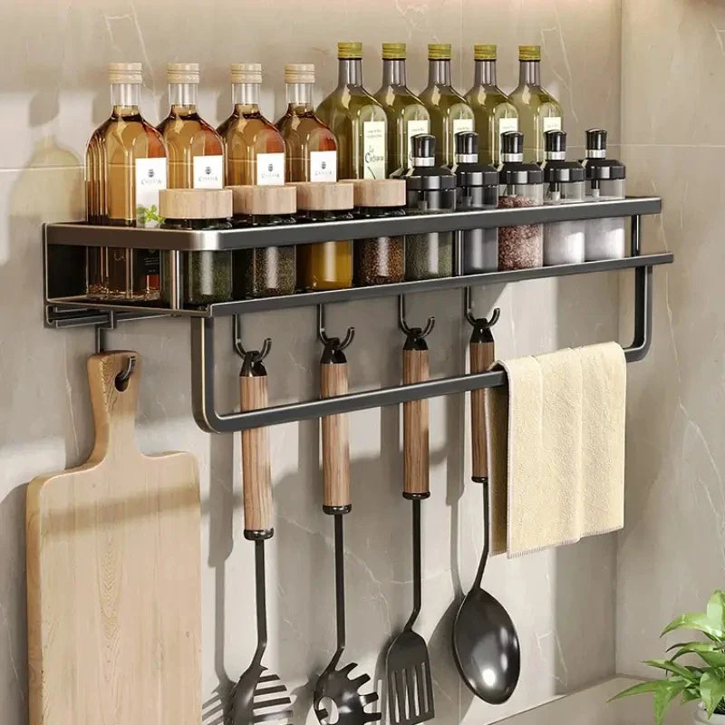 Wall-Mounted Kitchen Rack