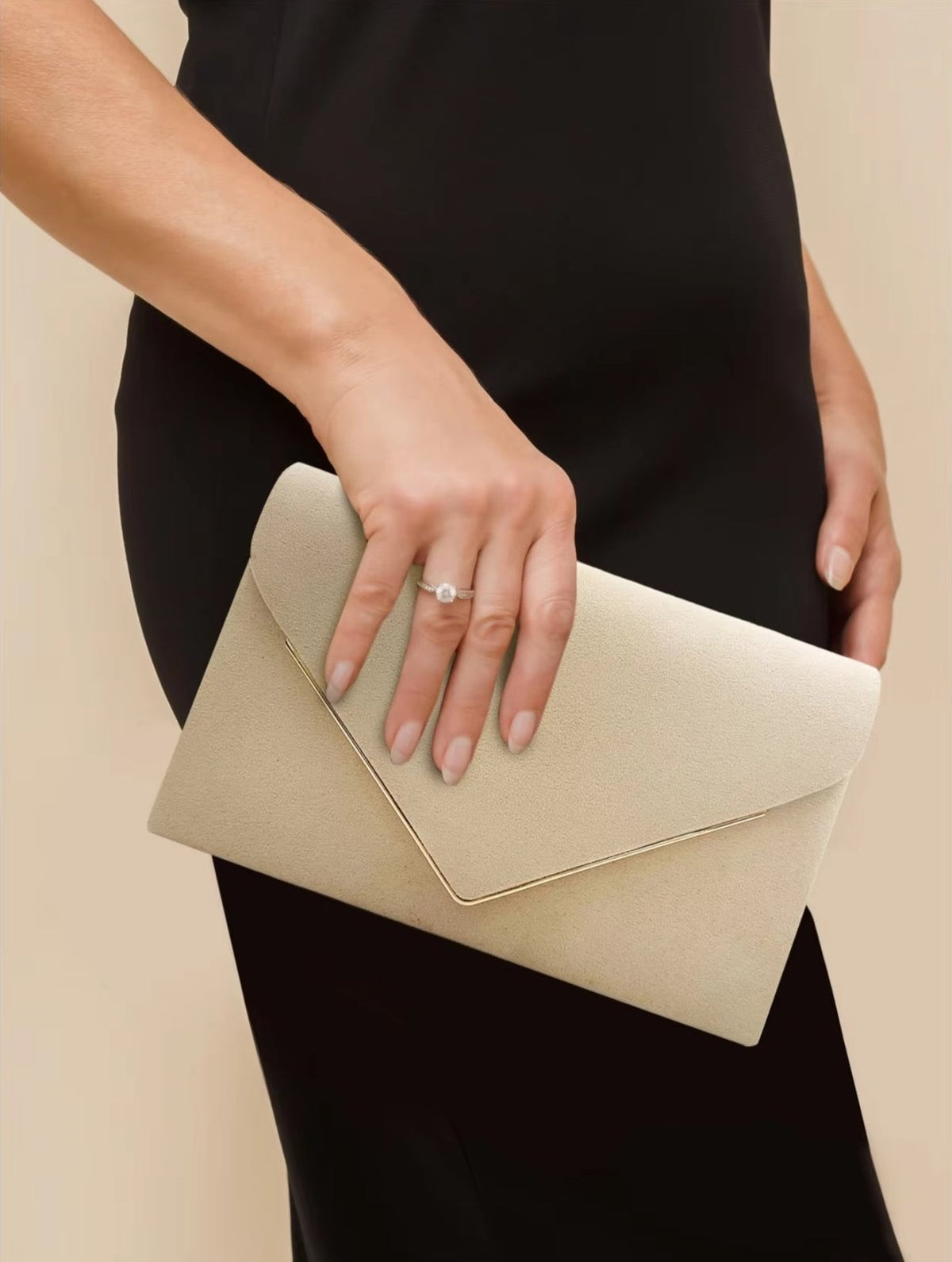 Velvet Envelope Clutch