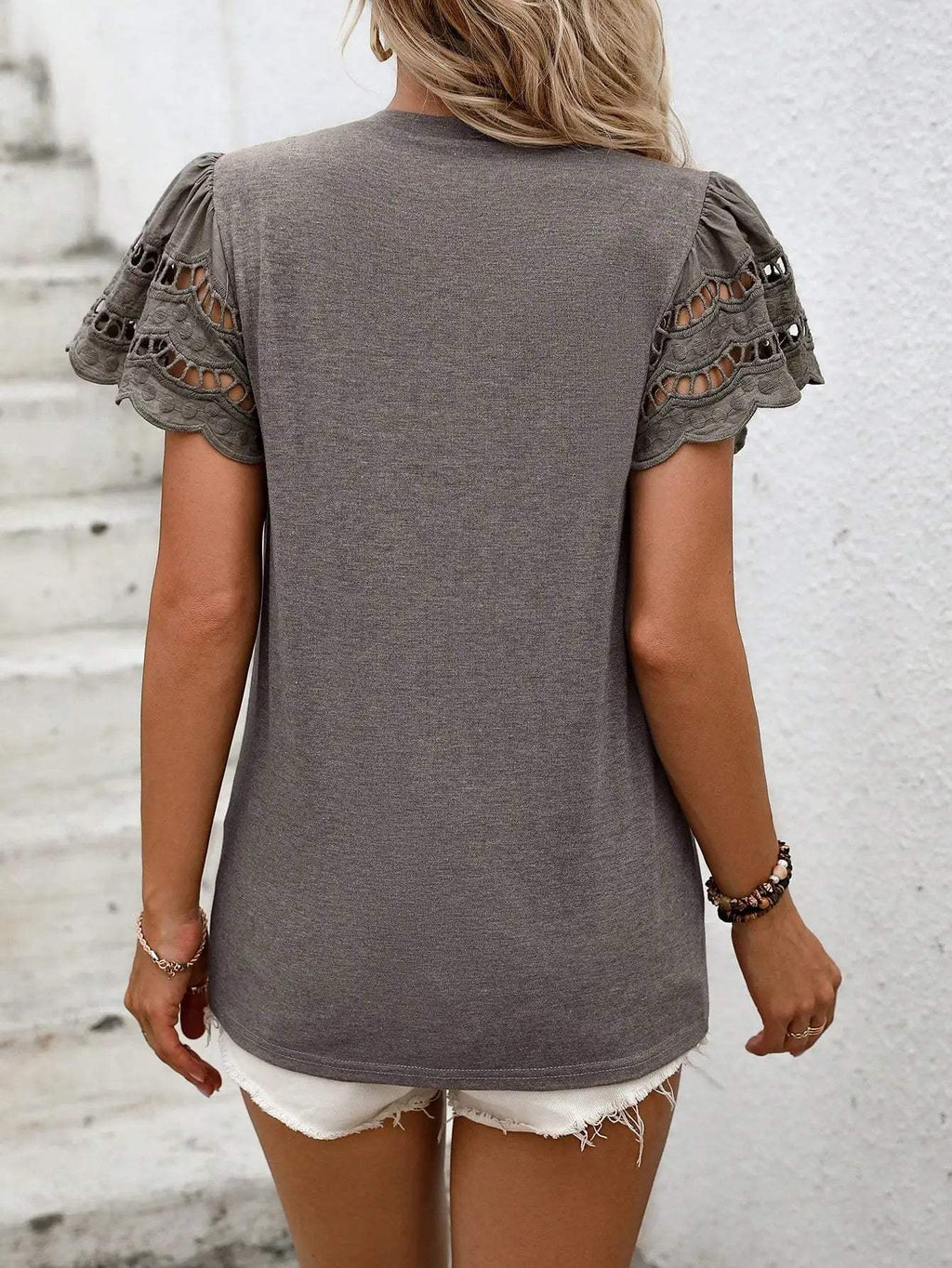 Stijlvol dames T-shirt met korte mouwen - Visconte