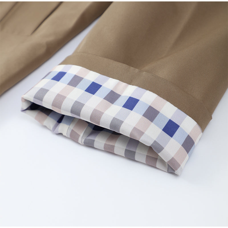 Checked Women's Coat