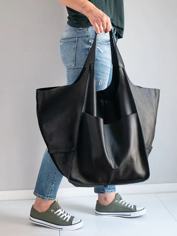 Maxine Leather Tote Bag