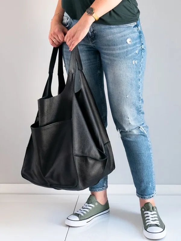 Maxine Leather Tote Bag