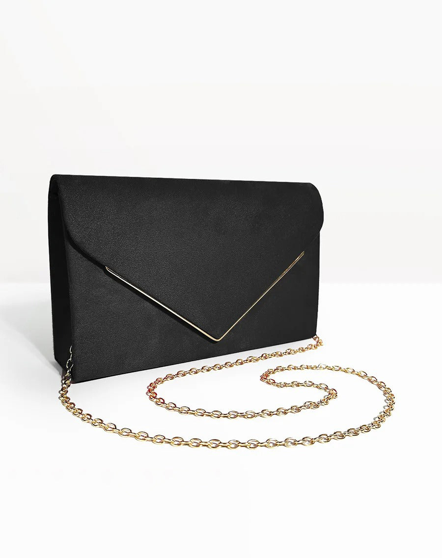 Velvet Envelope Clutch