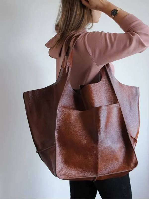 Maxine Leather Tote Bag