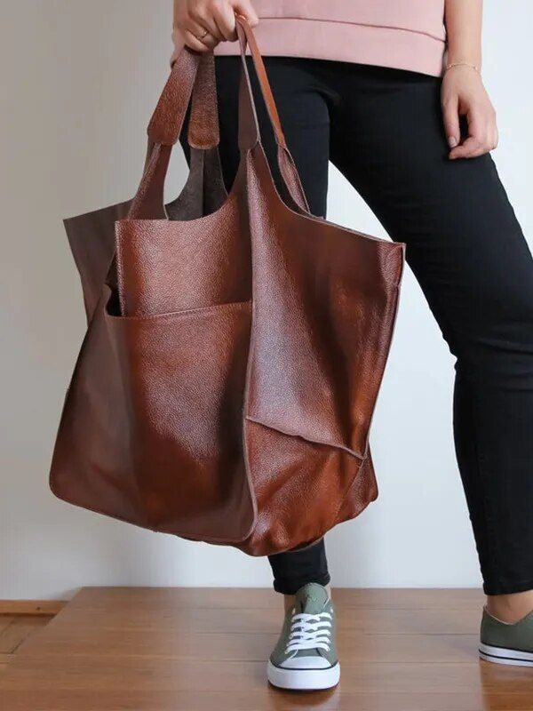 Maxine Leather Tote Bag