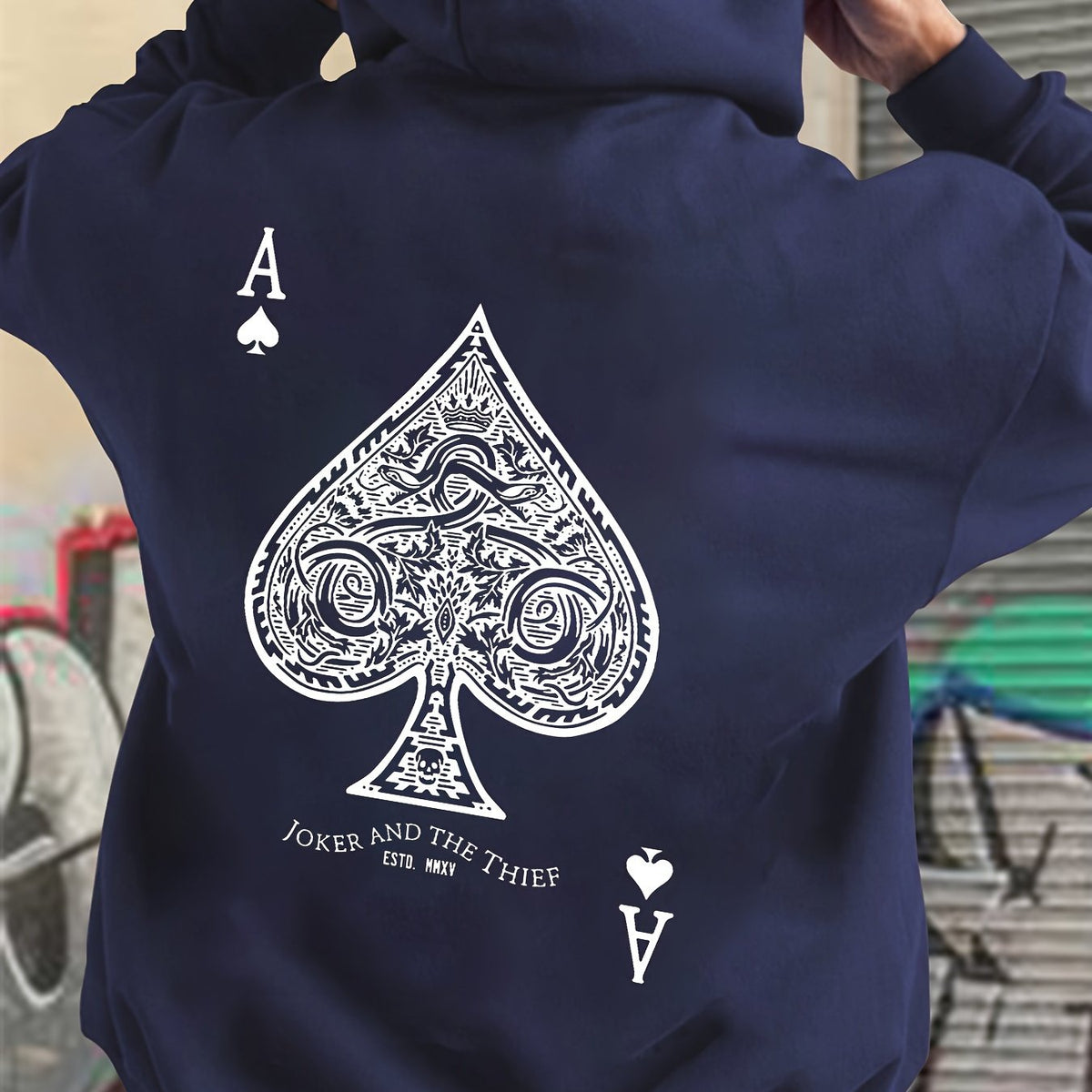 Geometric Pullover Hoodie