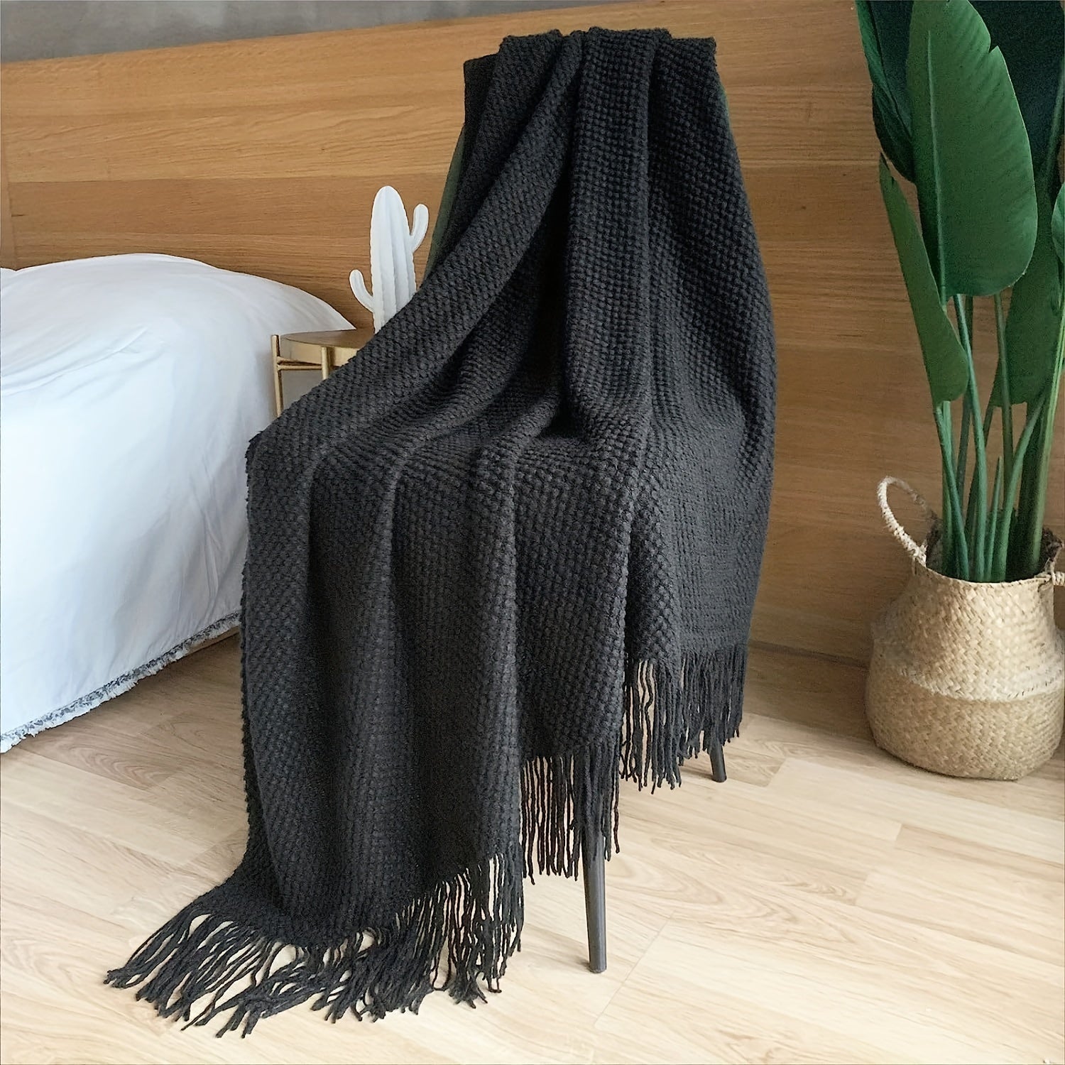Knitted Throw Blanket