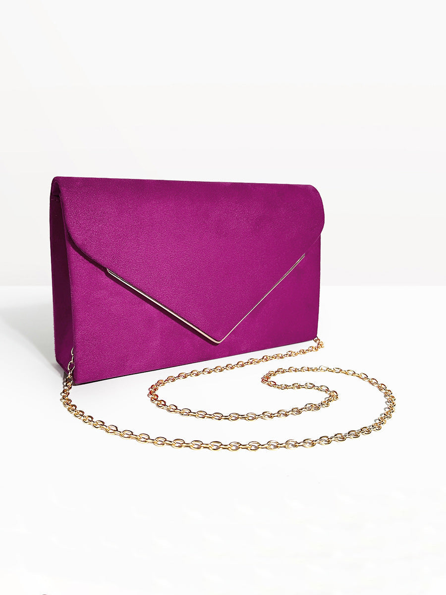 Velvet Envelope Clutch