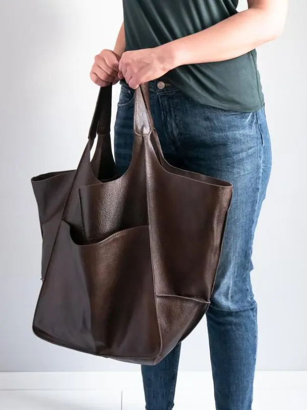 Maxine Leather Tote Bag