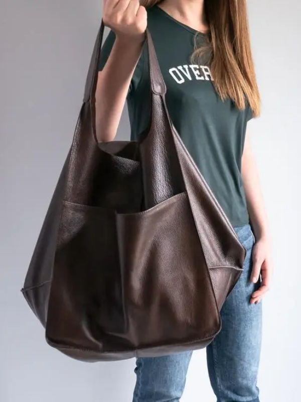 Maxine Leather Tote Bag