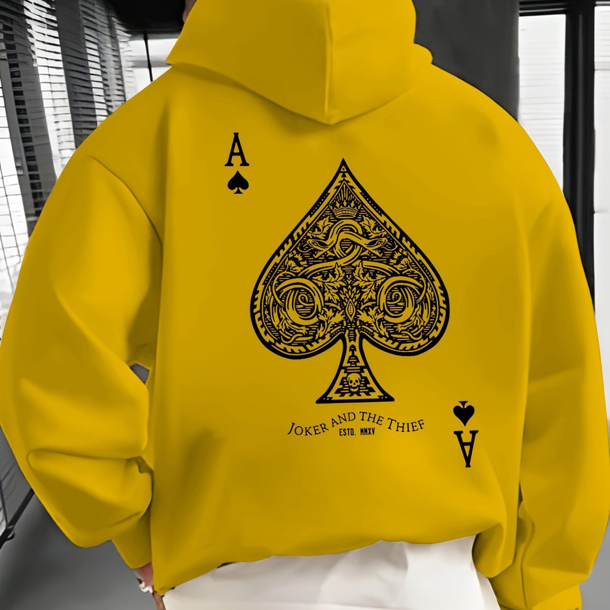 Geometric Pullover Hoodie
