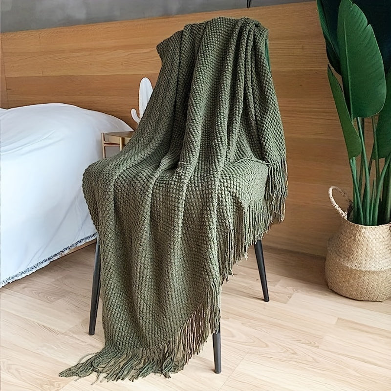 Knitted Throw Blanket