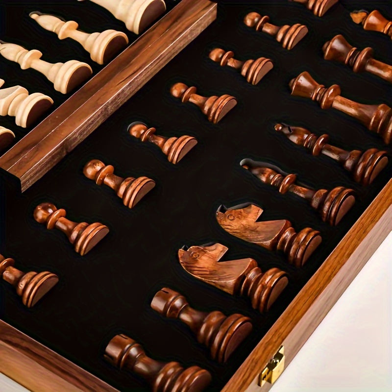 EchelonMaster Wooden Chess Set
