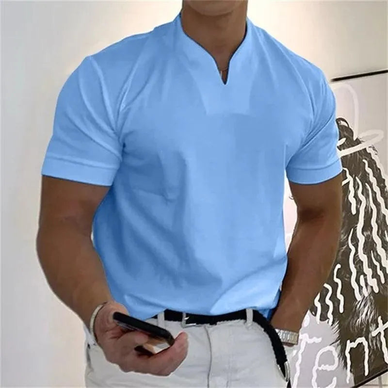 2024 Heren business korte mouw fitness T-shirt - Visconte