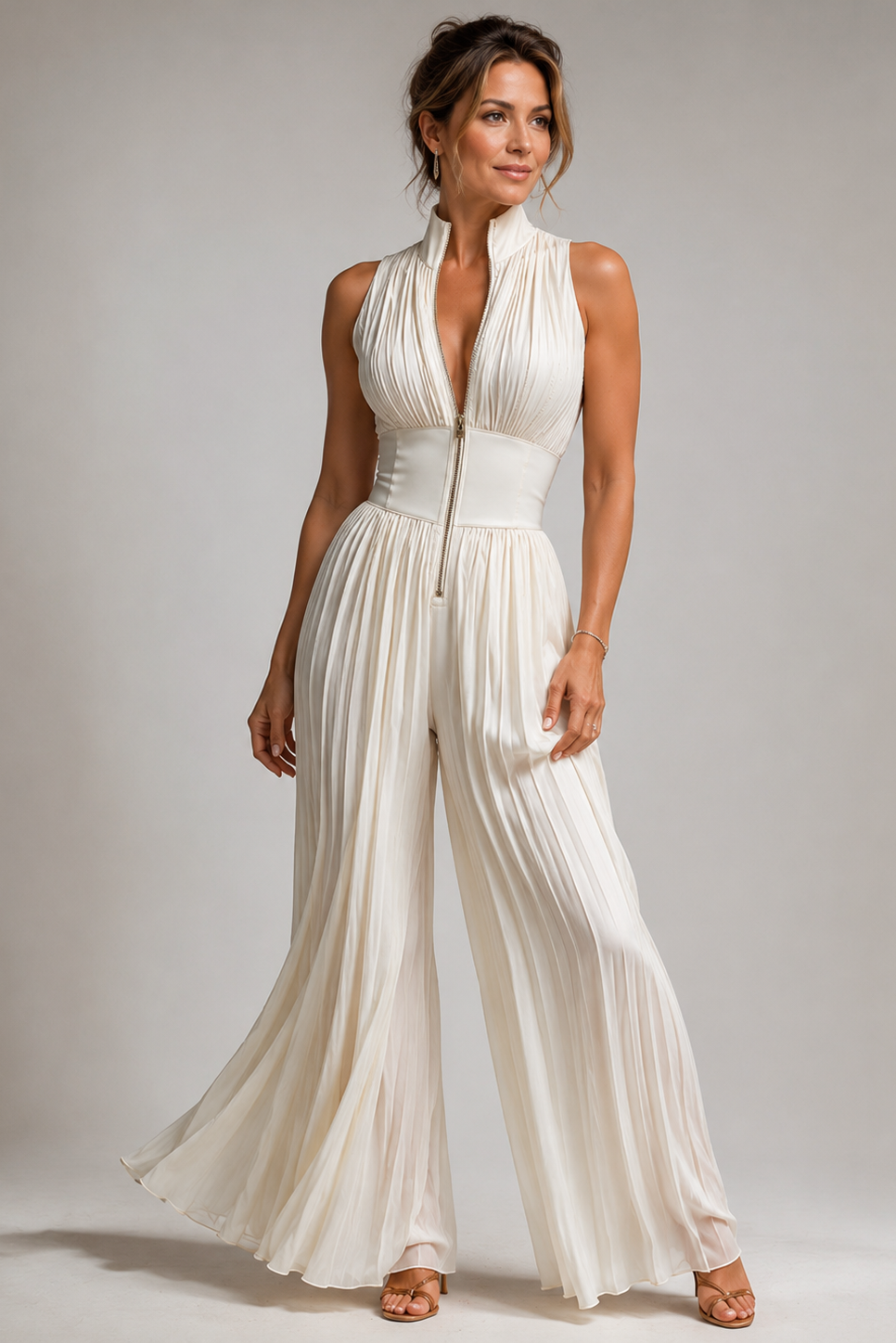 VIVIENNE Pleated Jumpsuit