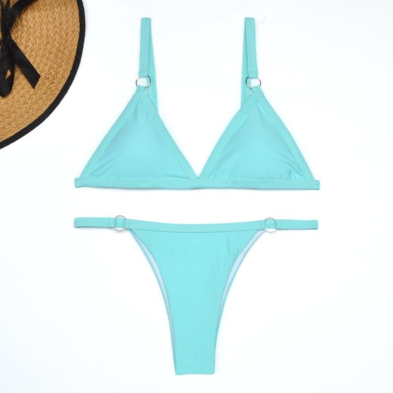 Flo Triangle Bikini Set