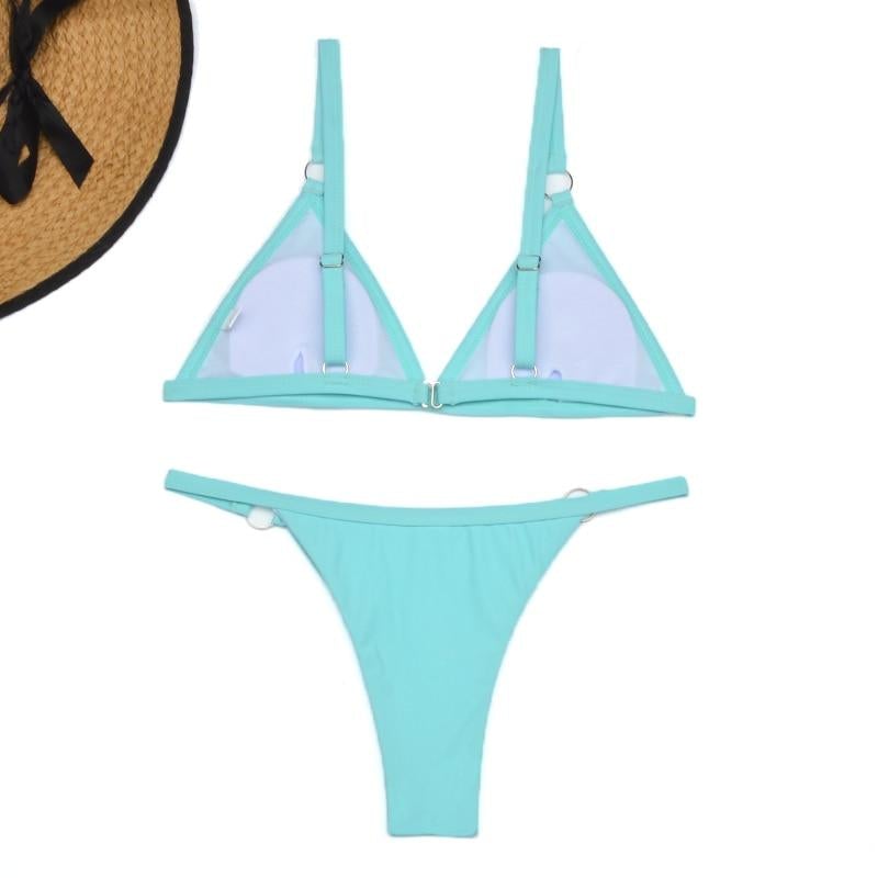 Flo Triangle Bikini Set