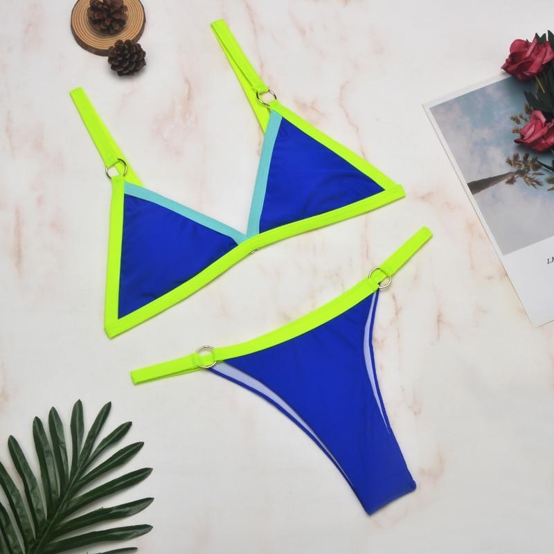 Flo Triangle Bikini Set