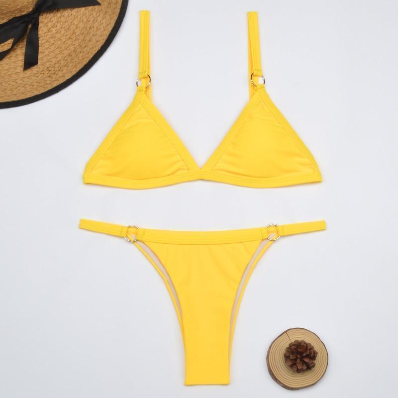 Flo Triangle Bikini Set