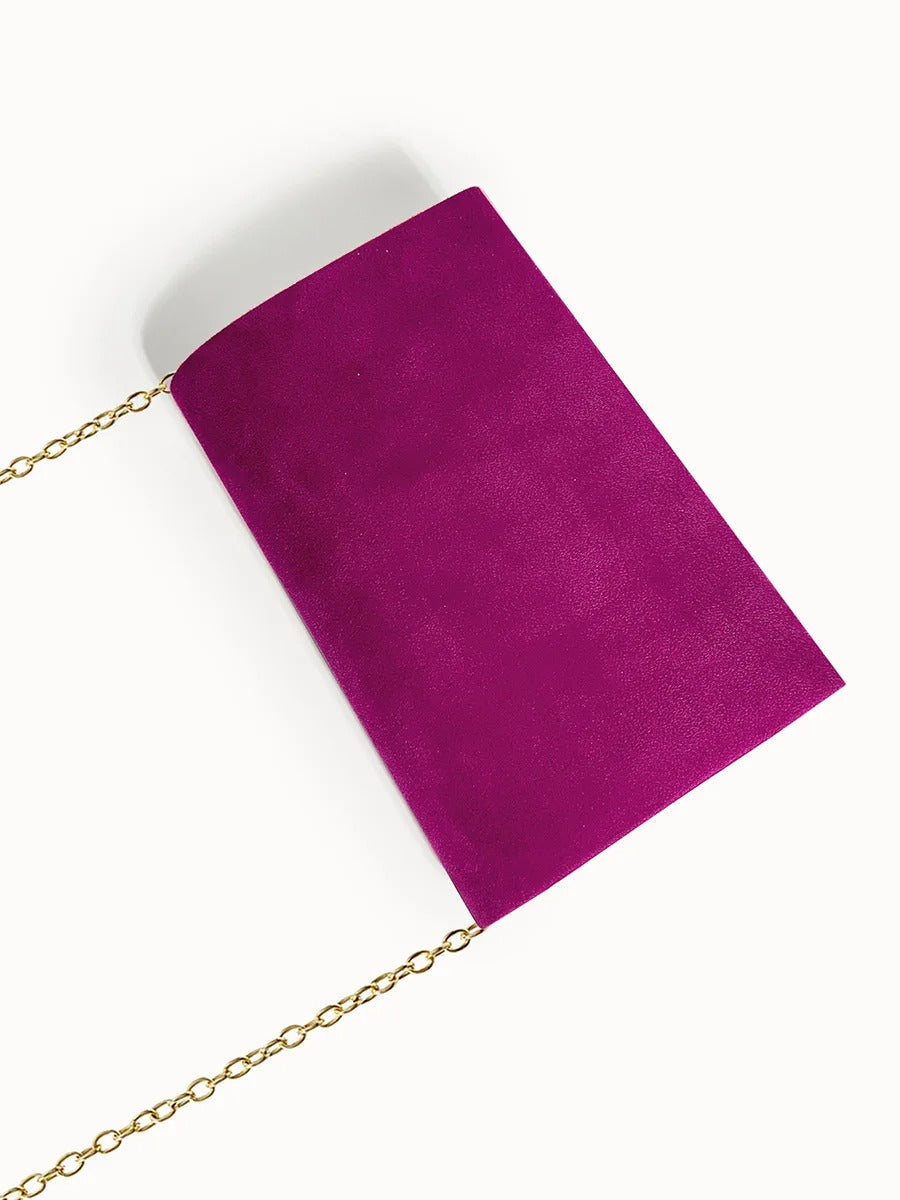 Velvet Envelope Clutch